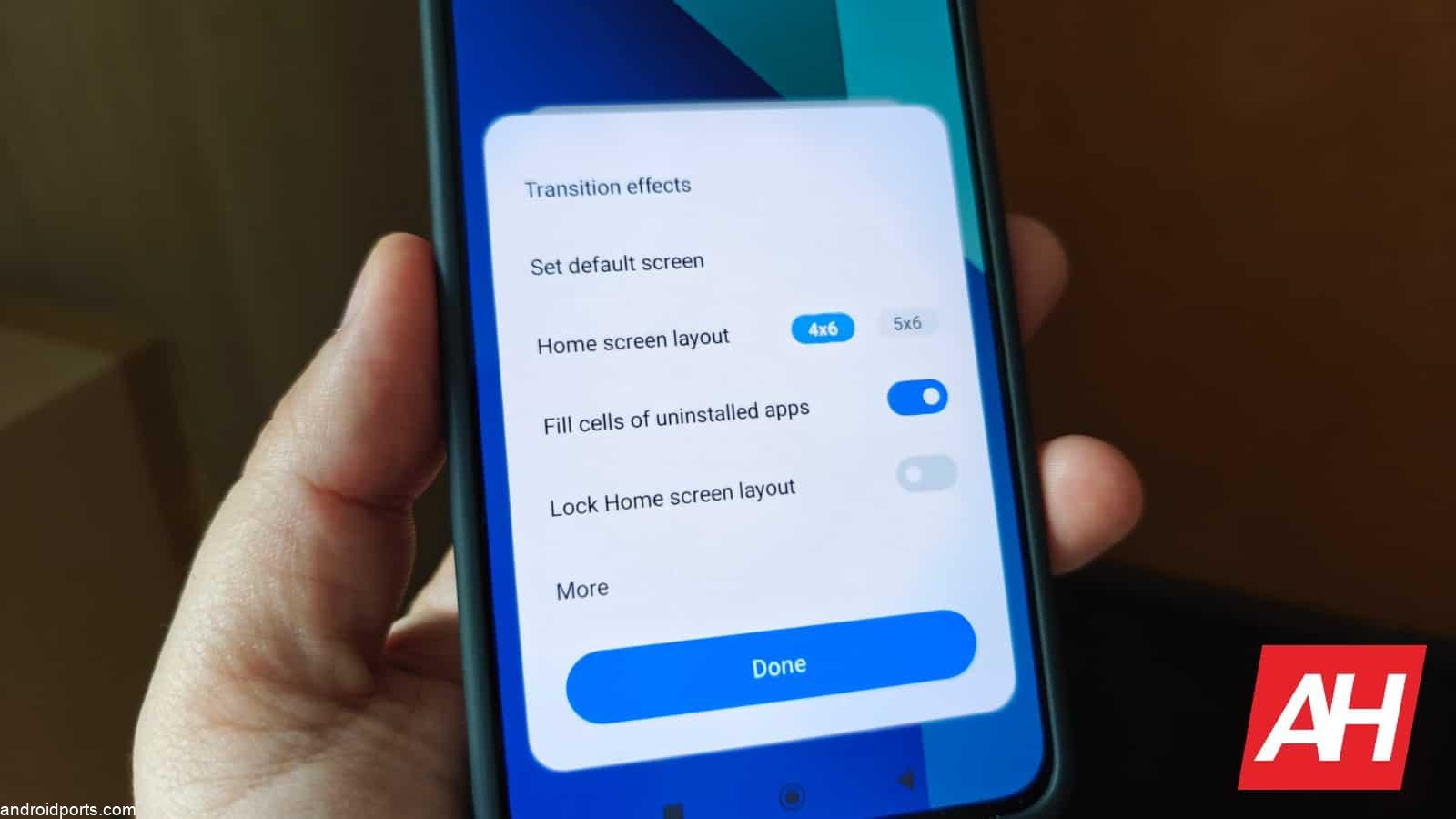 Home Screen Customization