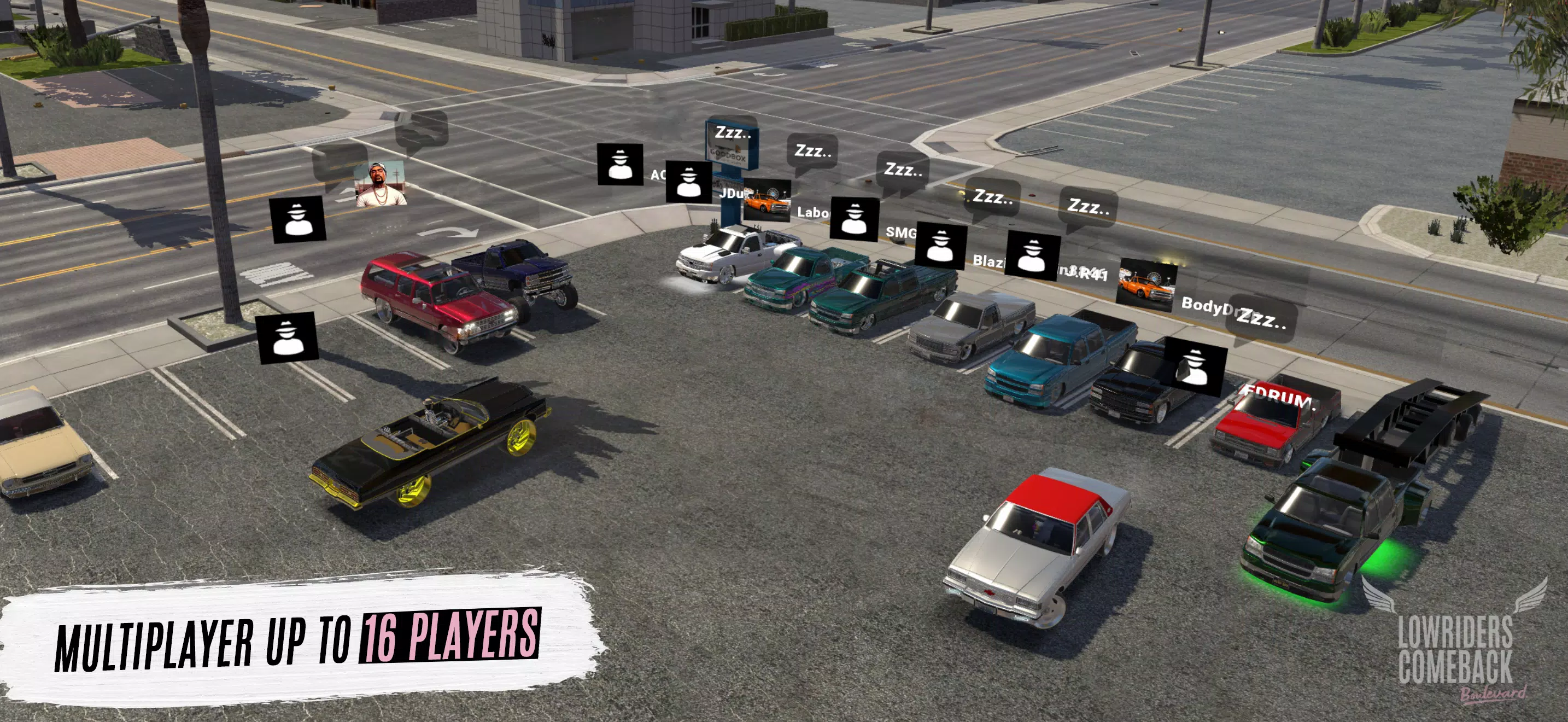 Lowriders Comeback: Boulevard screen