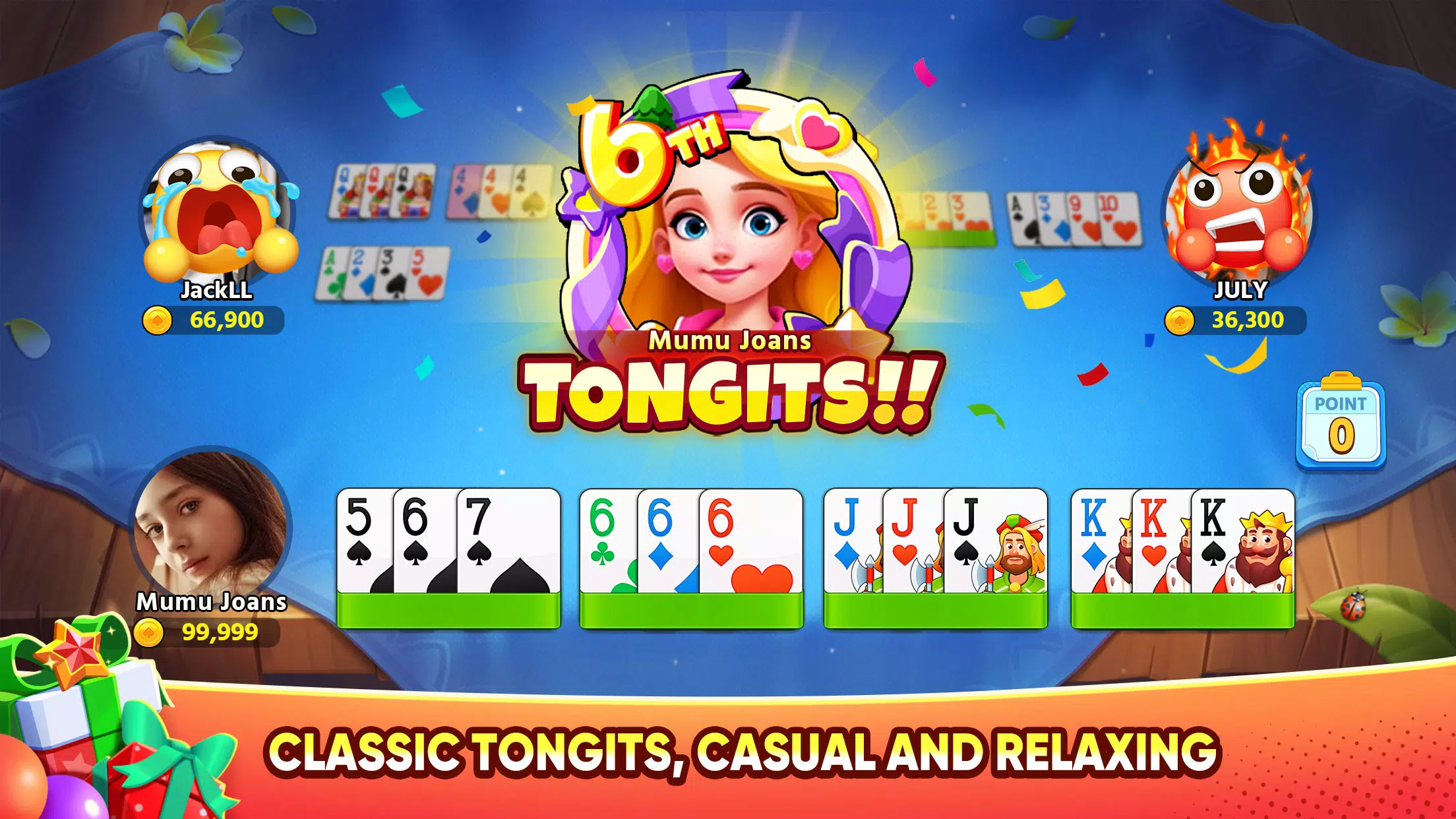 Tongits Go Game Interface