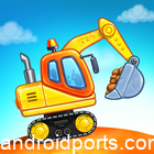 Kids truck games Build a house icon