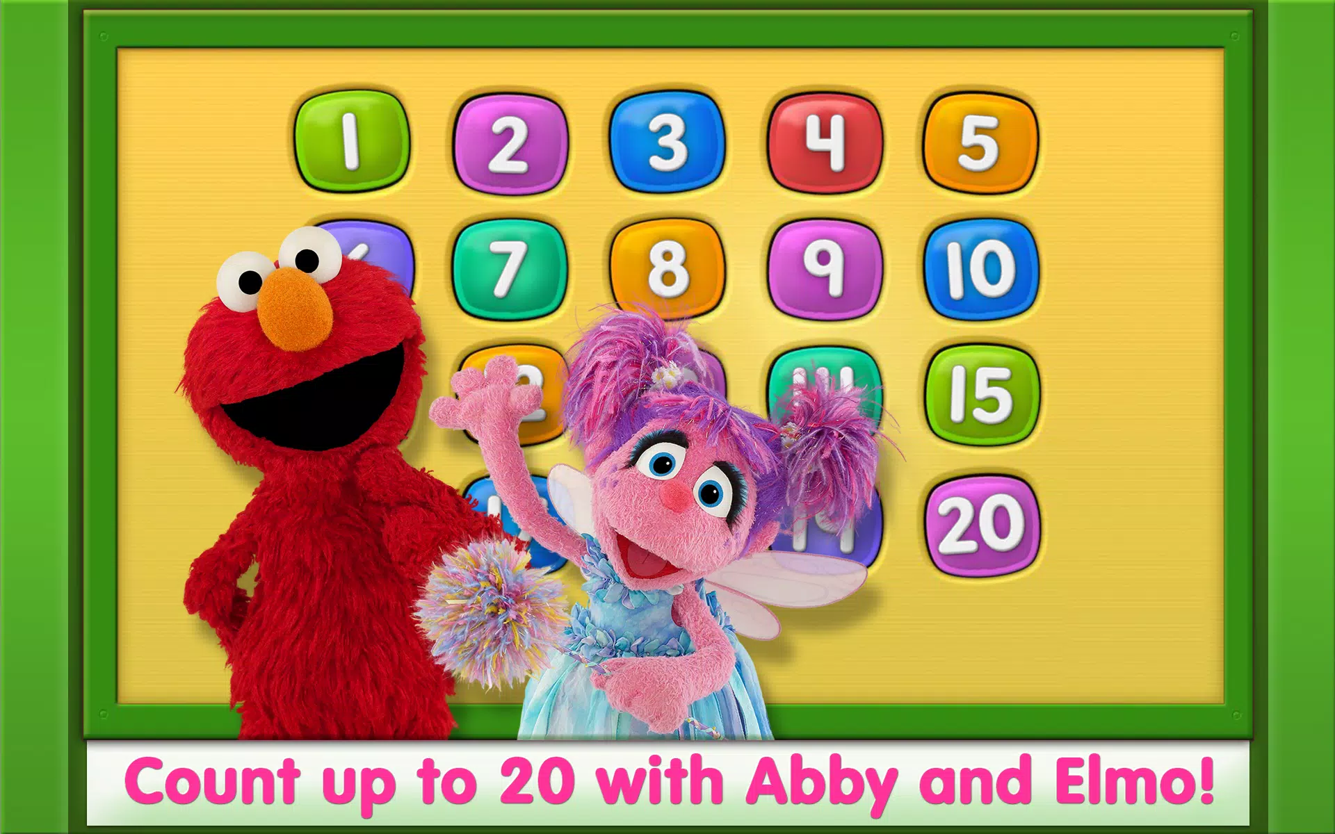 Elmo Plays with Numbers