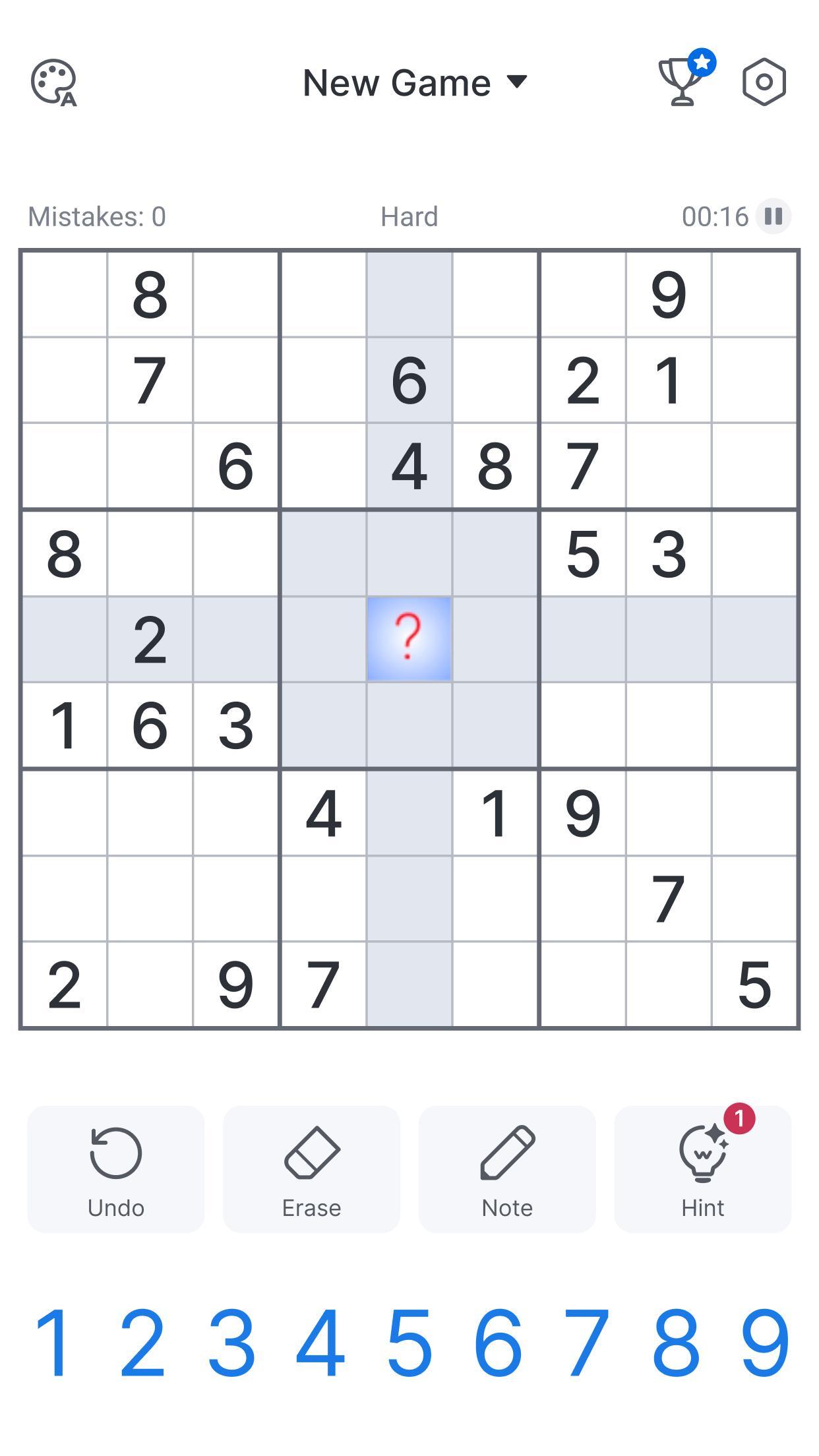 Sudoku Game Screenshot 1